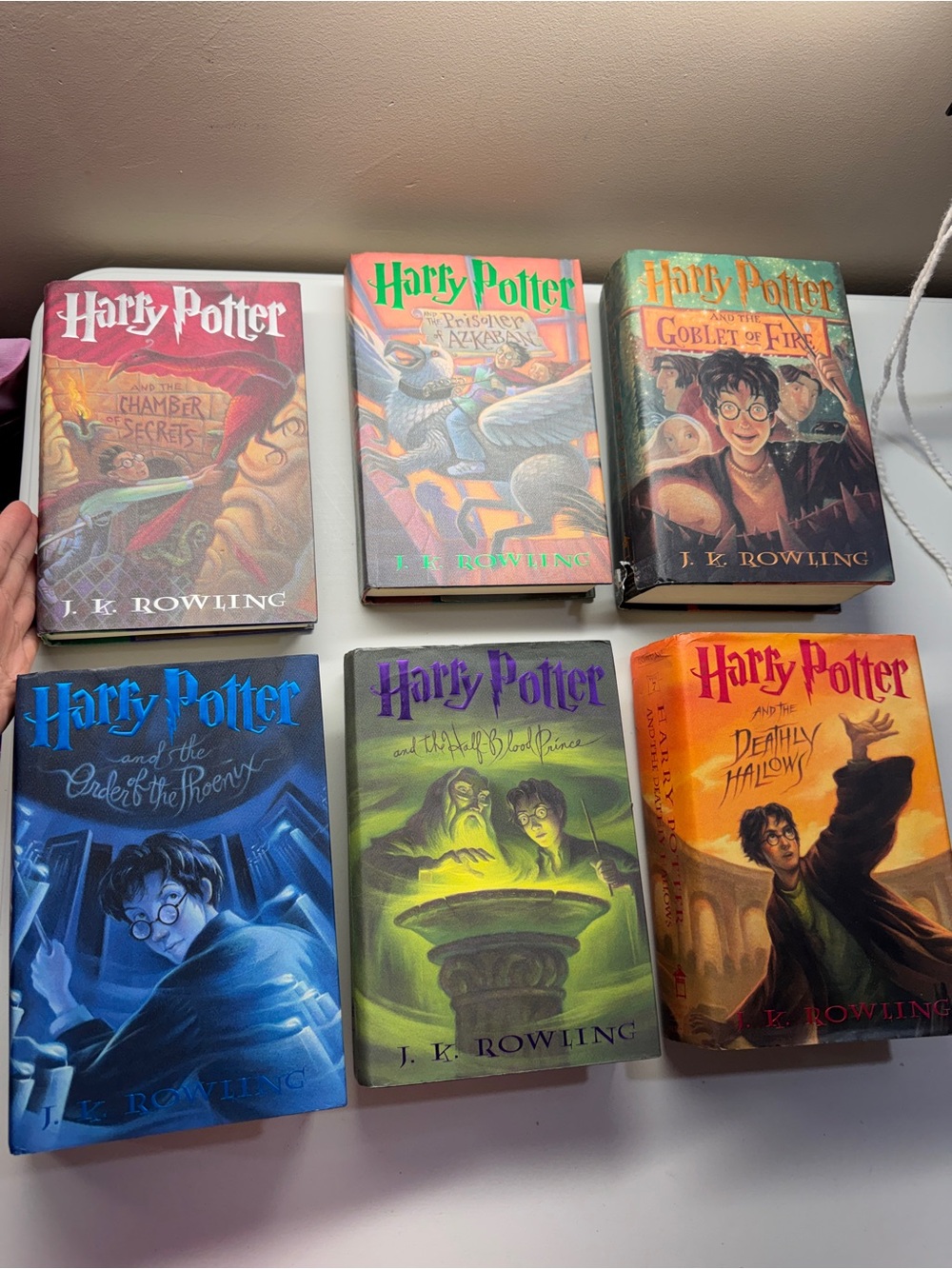 Harry Potter Books- Set of 6 Hardcover by J.K. Rowling